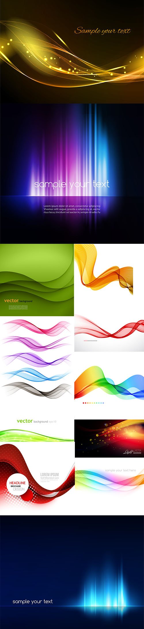 Abstract wave and shiny Vector background
