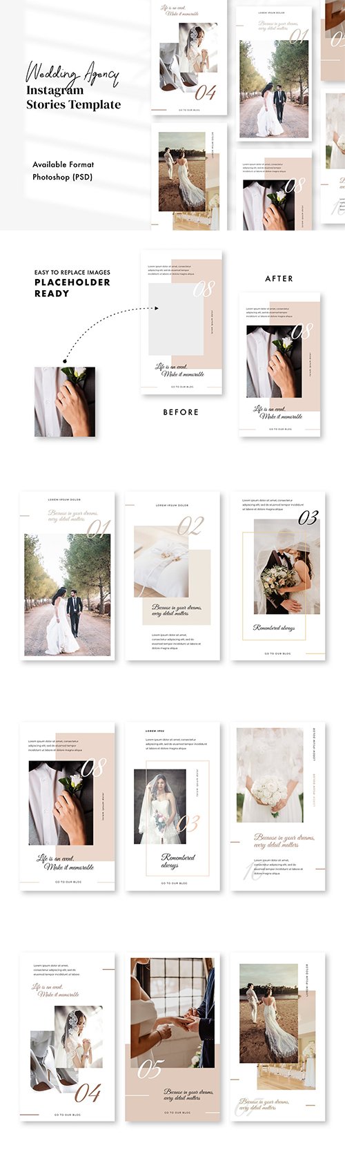 Wedding Agency Instagram Stories Template