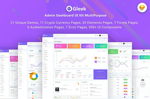 Gleek-Admin Dashboard UI Kit MultiPurpose