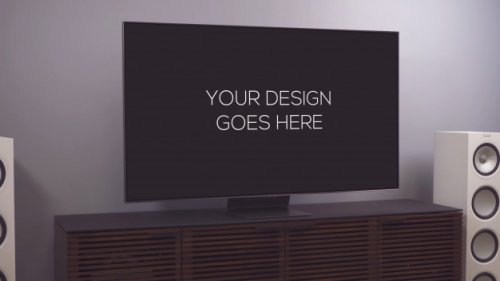 Television display mockup