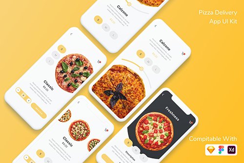 Pizza Delivery App UI Kit