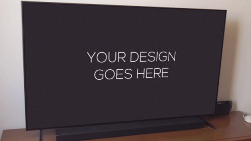 Television display mockup