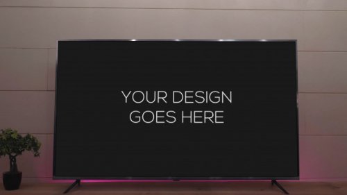 Television display mockup