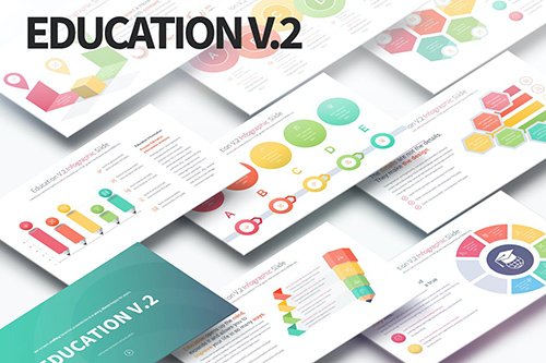 Education V.2 - PowerPoint Infographics Slides