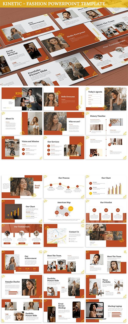 Kinetic - Fashion Powerpoint Template