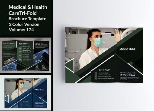 Medical Healthcare Trifold Brochure 4832232