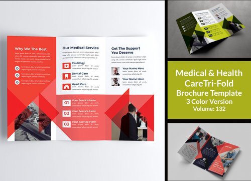 Medical & Health Care Tri Fold 4654227
