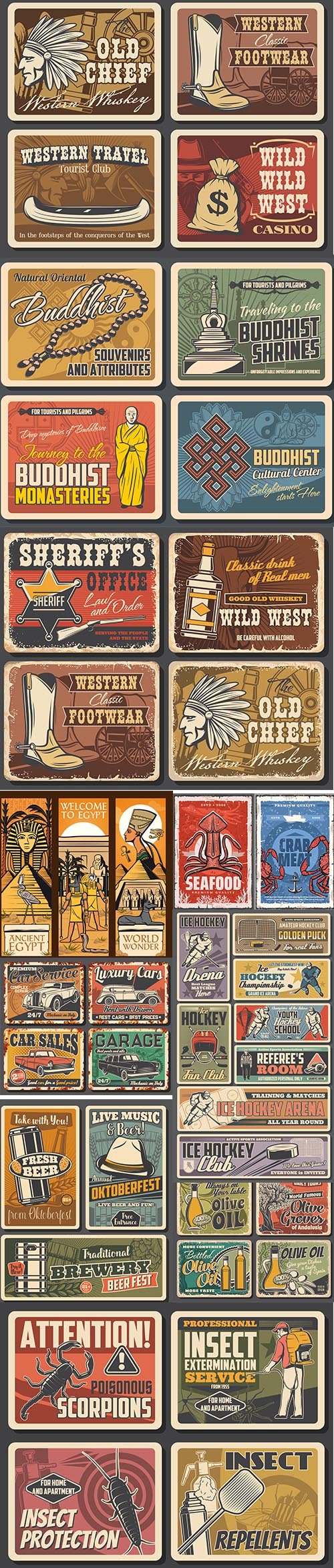 Retro Posters Collection