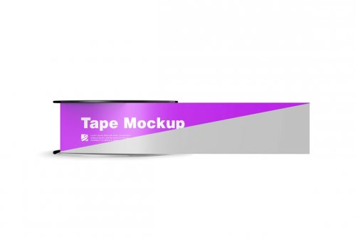 Glossy Duct Tape Mockup 5004934