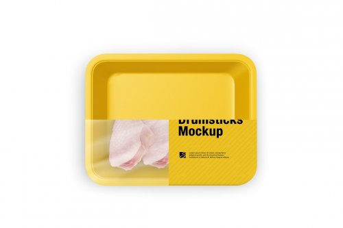 Plastic Tray With Chicken Drumsticks 5005178