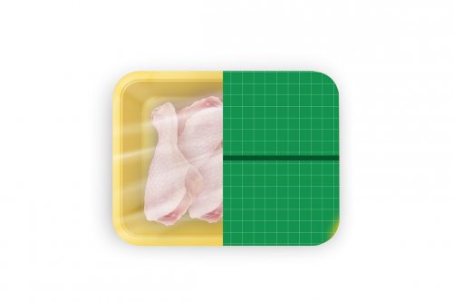 Plastic Tray With Chicken Drumsticks 5005178