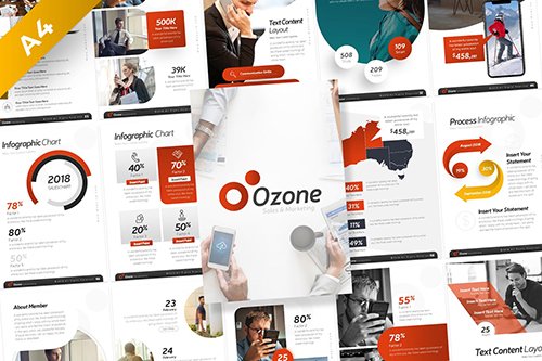 Ozone Sales & Marketing Portrait PowerPoint