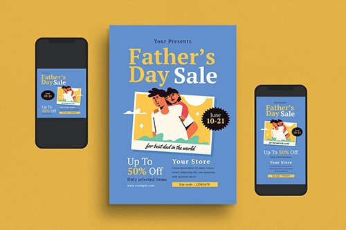 Father's Day Flyer Set