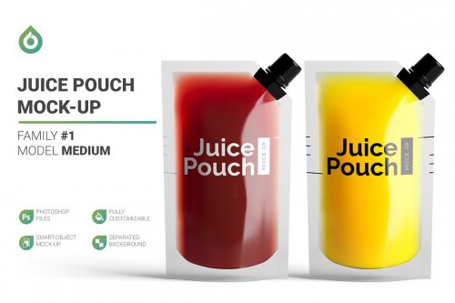 Juice Doypack Pouch Mockup 4880165