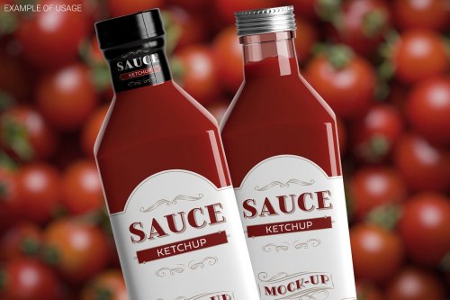 Sauce Bottle Mockup 4843441