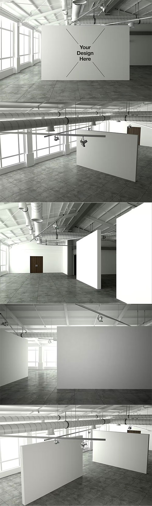 Gallery / Wall Graphic Mockup