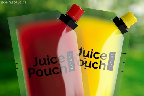 Juice Doypack Pouch Mockup 4880165