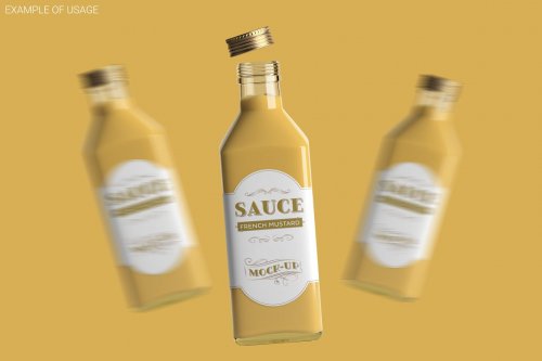 Sauce Bottle Mockup 4843441