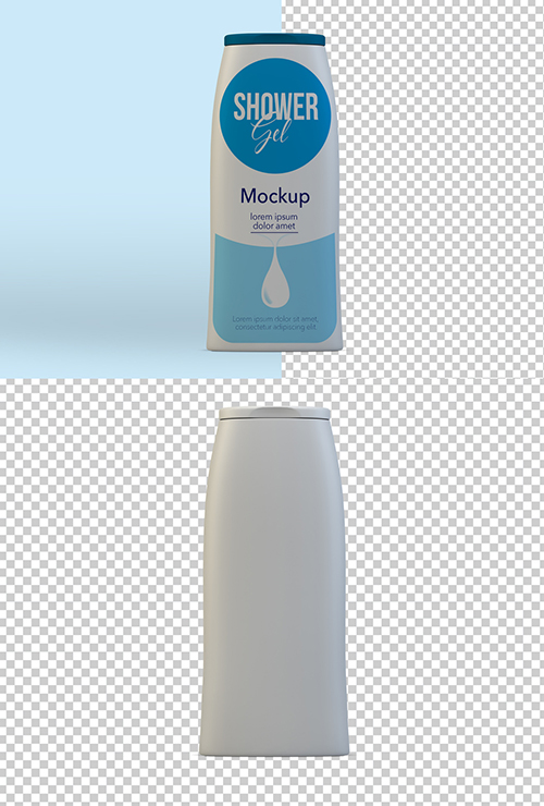 Shower Gel Bottle Mockup 249408531