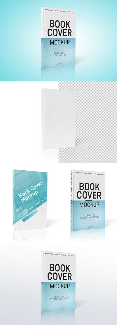 Book Isolated On White PSDT Mockup
