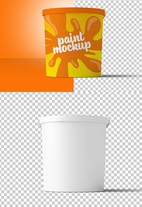 Paint Bucket Mockup 249584592