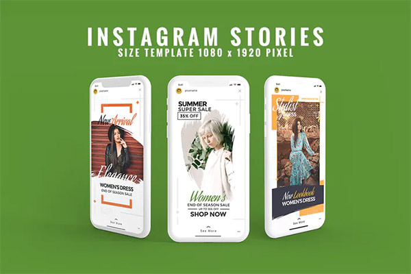 Instagram Stories PSD Template