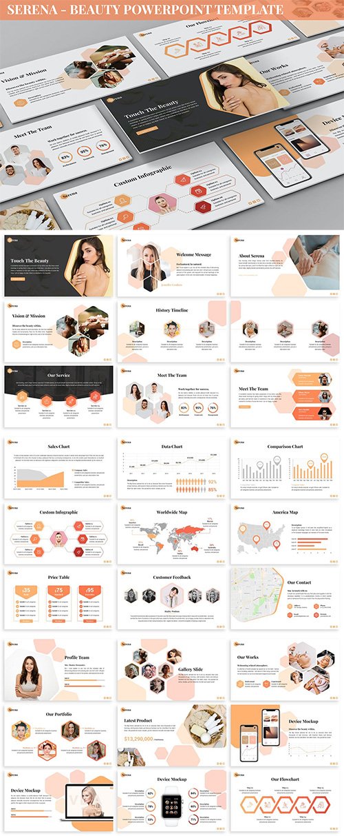 Serena - Beauty Powerpoint Template