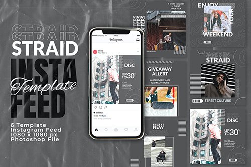 Straid Instagram Feed Template