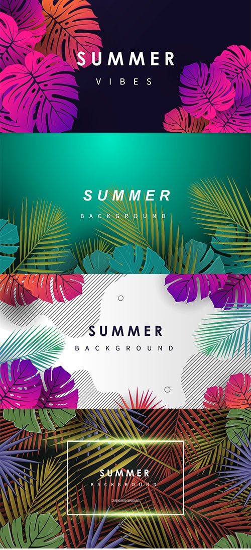 Tropical Summer Backgrounds