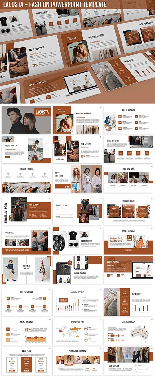 Lacosta - Fashion Powerpoint Template