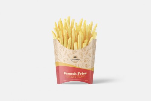French Fries Packaging Mockup 5025126