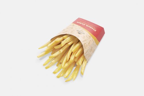 French Fries Packaging Mockup 5025126