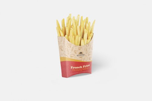 French Fries Packaging Mockup 5025126