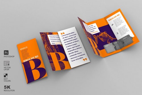 Trifold Brochure Mockup 4579621