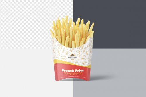 French Fries Packaging Mockup 5025126