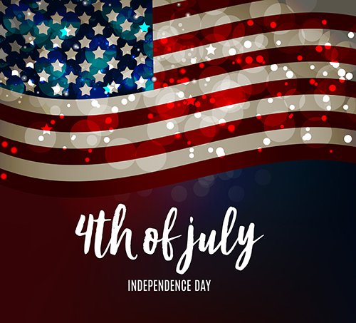 July 4 Independence Day in USA Background
