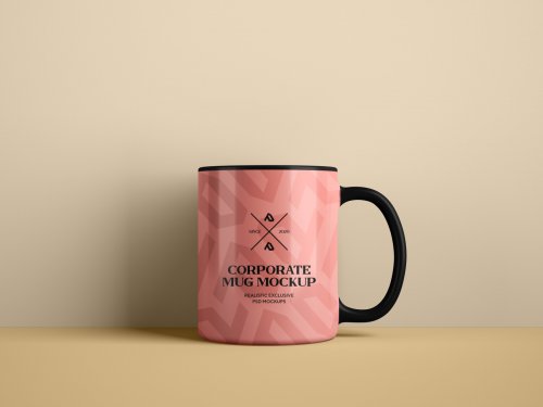 Enamel Mug and Coffee Cup Mockups Set 5050333