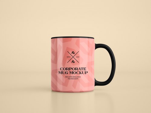 Enamel Mug and Coffee Cup Mockups Set 5050333
