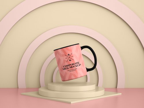 Enamel Mug and Coffee Cup Mockups Set 5050333