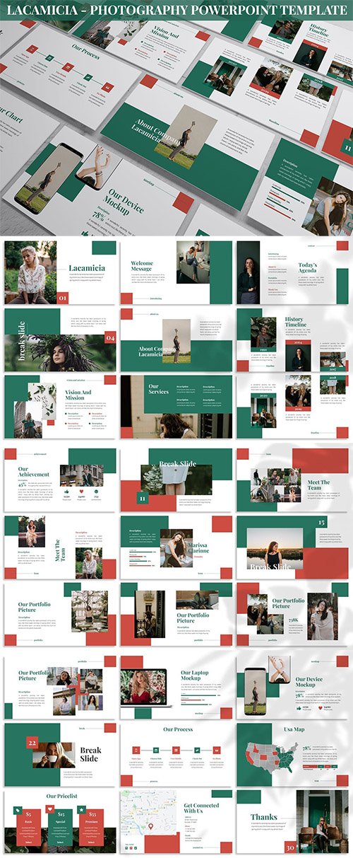Lacamicia - Photography Powerpoint Template