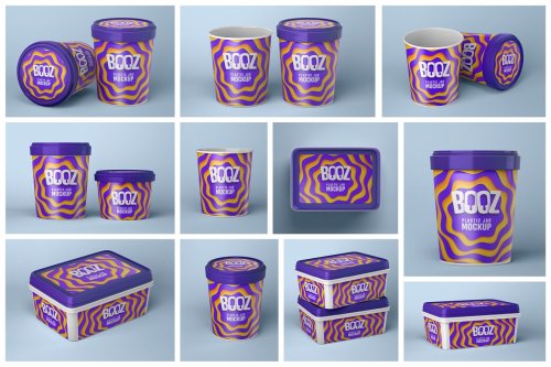 Ice Cream Cup Mockup | Ice Cream Box 5050322