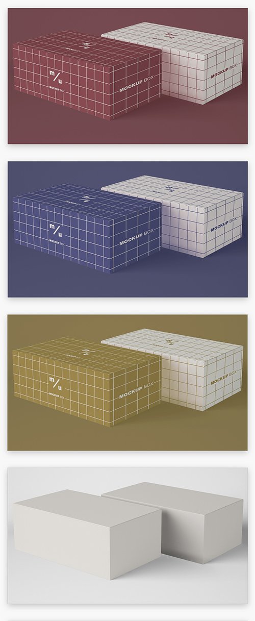 2 Product Box Mockup 351300773