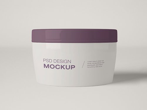 Cosmetic Jar Mockup 348969290