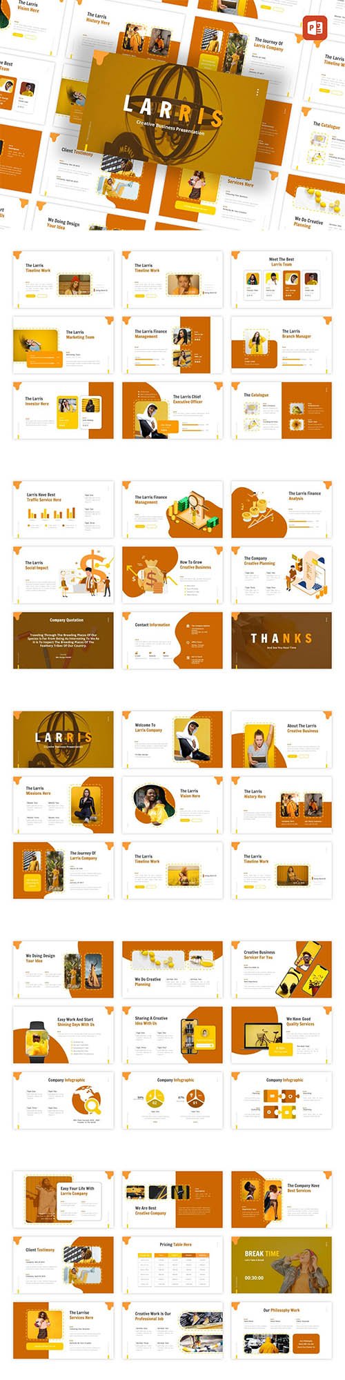 Larris - Creative Business PowerPoint, Keynote, Google Slides Templates