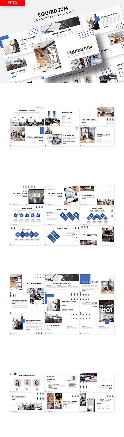 Equibilium - PowerPoint, Keynote, Google Slides Templates