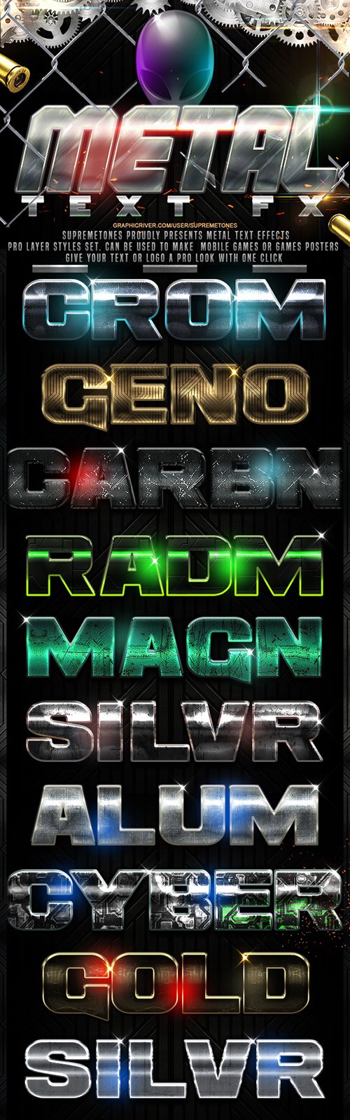 Metal Photoshop Text Effects 26266957