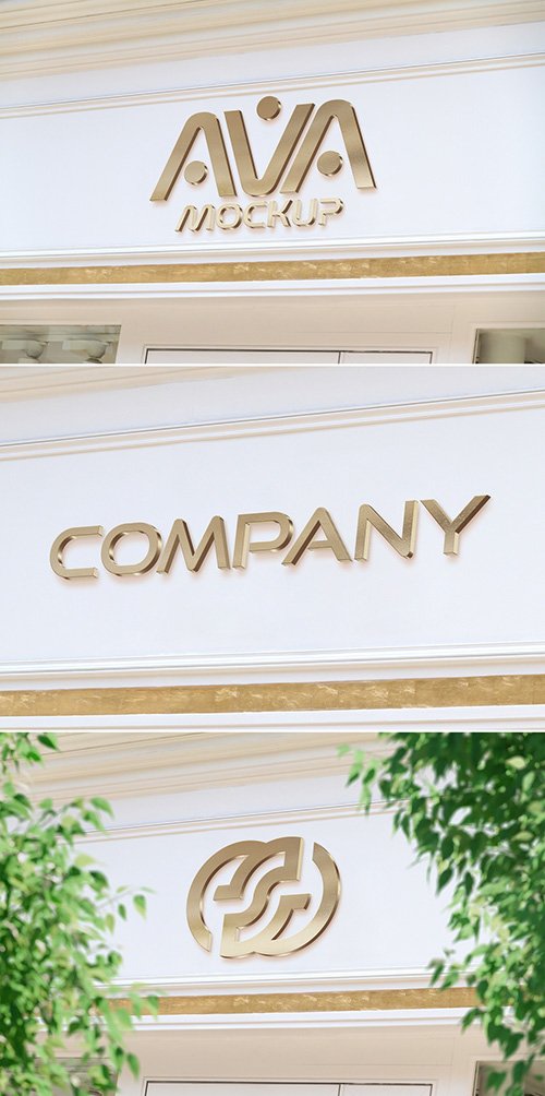 Logo on a Storefront Mockup 352985710