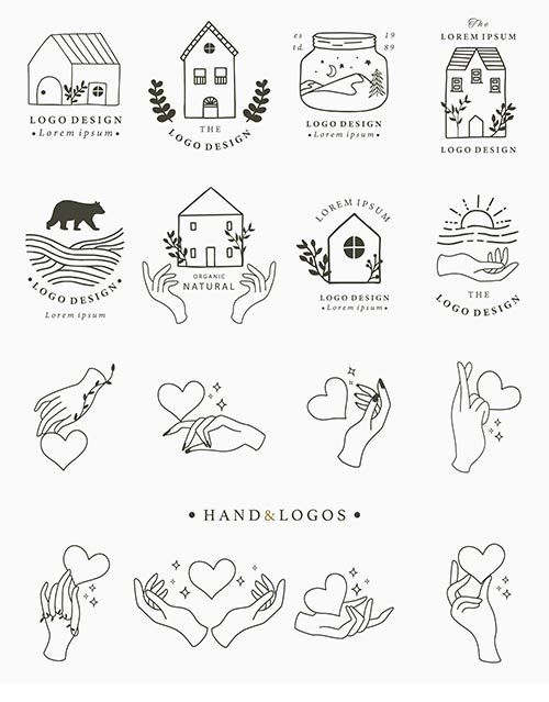Hand-Draw Logo Collection