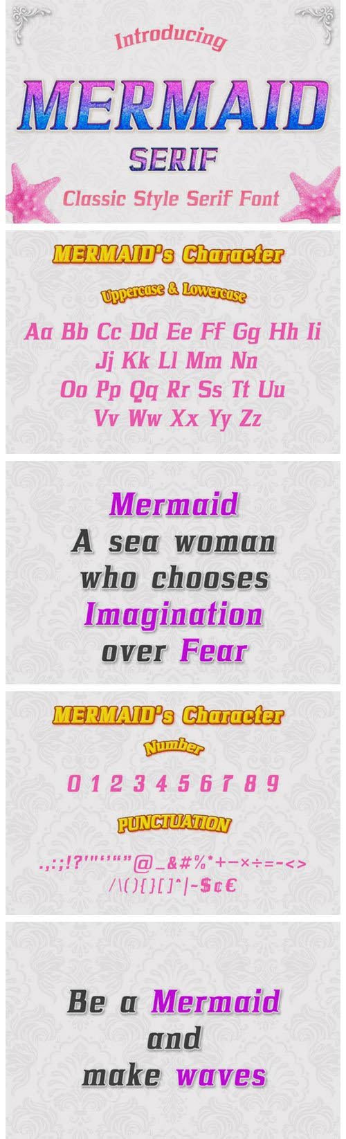 Mermaid Serif Font