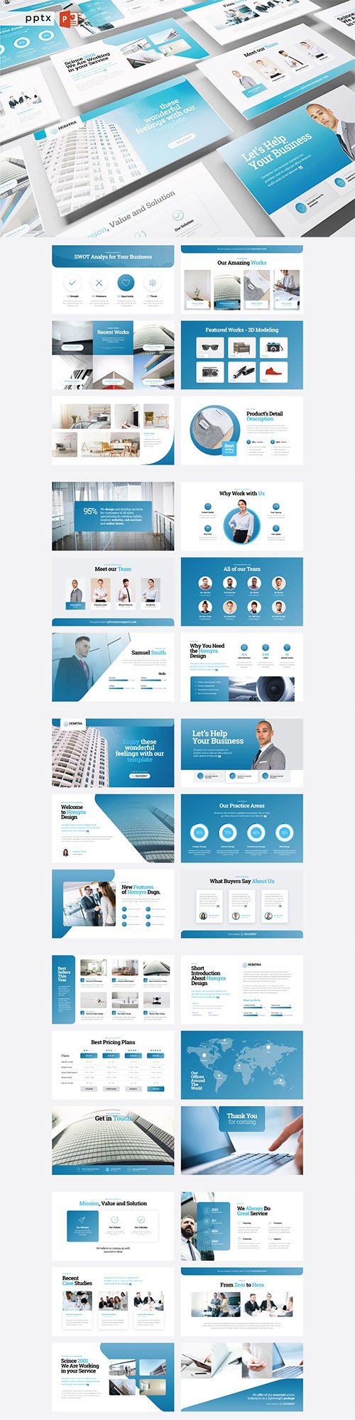 HOMYRA - Business PowerPoint, Keynote, Google Slides Templates